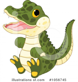 Alligator Clipart #1223718 - Illustration by Pushkin