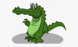 Alligator Clipart Green Object - Crocodile Cartoon ...