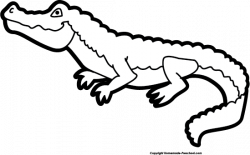 alligator Black png - ClipartPost