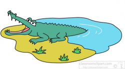 Animal Clipart - Alligator Clipart - crocodile-jumping-out-of-water ...