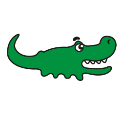 Alligator clipart easy - Pencil and in color alligator clipart easy