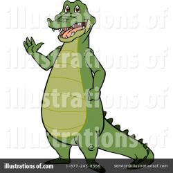 Alligator Clipart #1104824 - Illustration by Cartoon Solutions