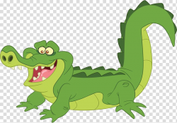 Green crocodile art, Peter Pan Tinker Bell Tick-Tock the ...