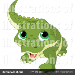 Alligator Clipart #1290821 - Illustration by Pushkin