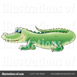 Alligator Clipart #32252 - Illustration by Alex Bannykh