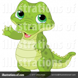 Alligator Clipart #1223718 - Illustration by Pushkin
