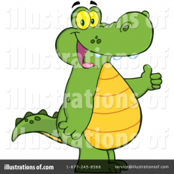 Alligator Clipart #1169066 - Illustration by Hit Toon