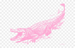Alligator Clipart Name - Crocodile Black And White - Png ...