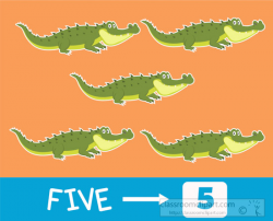 Counting Clipart- preschool-number-five-counting-with-cartoon ...
