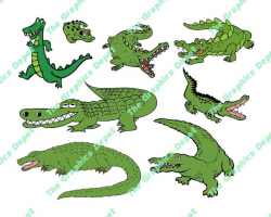 Alligator SVG file, eps, ai, studio3 files - Alligator Cut File ...