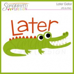 Preppy Alligator Clipart PERSONAL USE Instant Download A310 ...
