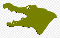 Simple Clipart Alligator - Gator Silhouette Png Transparent ...