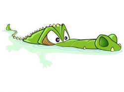 crocodile-cartoon-illustration.jpg (380×285) | Swim Team ... | Clip ...