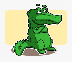 Relax Clipart Alligator - Crocodile Sitting, Cliparts ...