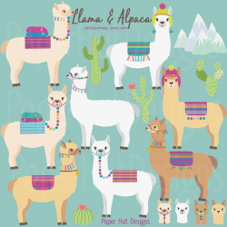 Llama Clipart-Alpaca Clipart-Llama Clip Art-Alpaca Clip Art-Cactus ...
