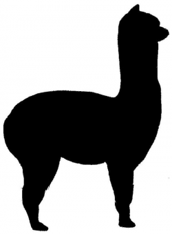 Alpaca Silhouette Clip Art at GetDrawings.com | Free for personal ...