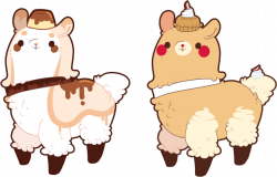 1 LEFT -!Special - Dessert Alpaca Adoptable Set #2 by SweetlyWhipped ...
