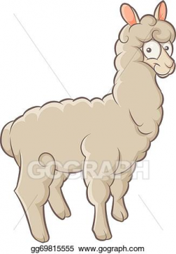 Vector Art - Alpaca. Clipart Drawing gg69815555 - GoGraph