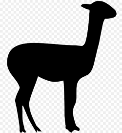 Llama Alpaca Vicuña Clip art - Silhouette png download - 938*1019 ...