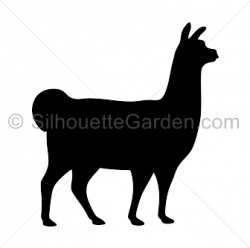 Llama silhouette clip art. Download free versions of the image in ...