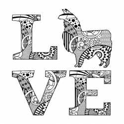 Digi-tizers Alpaca Love Zentangle Thanks for your interest in my ...