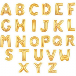Best solutions Of Gold Letters Charming Gold Foil Alphabet Letters ...