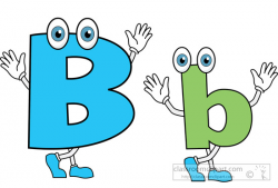 Alphabets Clipart- letter-alphabet-B-upper-lower-case-cartoon ...