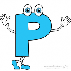 letter P cartoon alphabet | Clipart Station