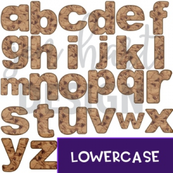 Alphabet Letters Clip Art - Chocolate Chip Cookie Letters {jen hart ...
