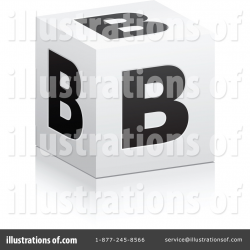 Cube Alphabet Clipart #1151225 - Illustration by Andrei Marincas