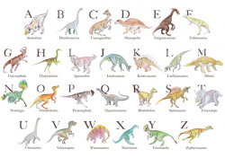 Dinosaur Alphabet on Behance