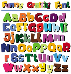 Cartoon POP English letters | Abc | Pinterest | Fonts, Svg file and ...