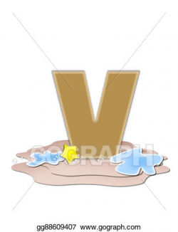 Stock Illustration - Alphabet ocean swimming plain v. Clipart ...