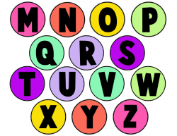 Printable Alphabet Letters Clipart Clipart Kid Colorful Printable ...