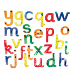 Buy Squidgy Sparkle Transparent Gel Alphabet Letters | TTS