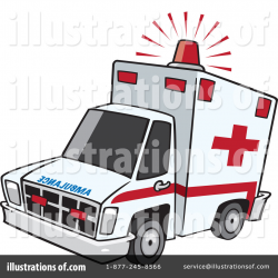 Ambulance Clipart #1100845 - Illustration by toonaday