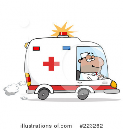 Ambulance Clipart #223262 - Illustration by Hit Toon