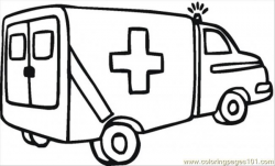 ambulance clipart black and white 3 | Clipart Station