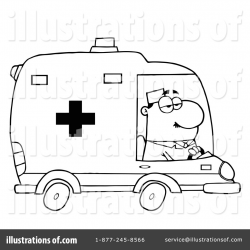 Ambulance Clipart #223264 - Illustration by Hit Toon