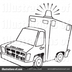 Ambulance Clipart #1100816 - Illustration by toonaday