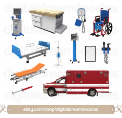 Hospital Clipart, Hospital Clip Art, Ambulance Clipart, Medical ...