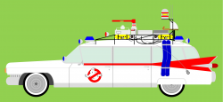 Ghostbusters ECTO-1 Ambulance Clipart - Album on Imgur