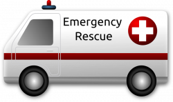 Clipart - Emergency Rescue Ambulance
