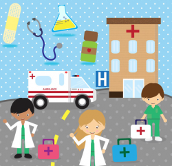 Doctor Clip Art - Hospital Clipart - Medical Clipart - Ambulance ...