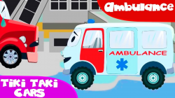 The Ambulance Cartoon - Emergency Vehicles in NEW Episode For Kids ...