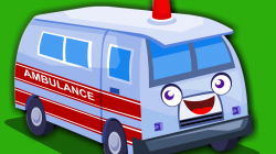 Ambulance Song | Original Nursery Rhymes From Zebra | Vehicle Song ...
