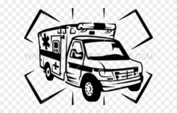 Ambulance Clipart Line Drawing - Png Download (#2743707 ...