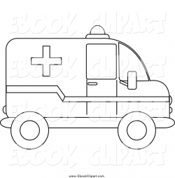 ambulance clipart black and white 8 | Clipart Station