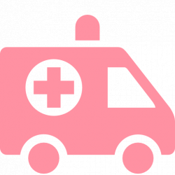 Free pink ambulance icon - Download pink ambulance icon