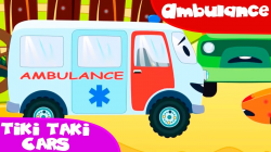 Emergency Vehicles - The Ambulance with Police Cars & Racing Cars ...